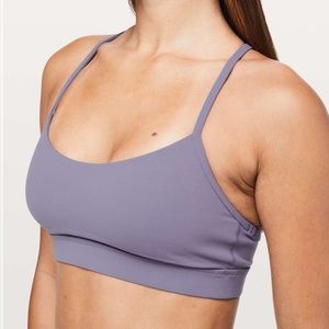 Lululemon Flow Y Bra, size 2 (color: not sure, guessing Purple Quartz)